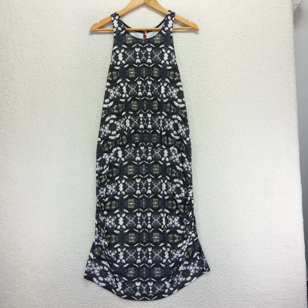 Viereck Microfiber Racerback Fitted Skirt Dress Conduct Print‎ XL NWT